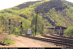 C&O-style signal at JD Cabin (EAS)